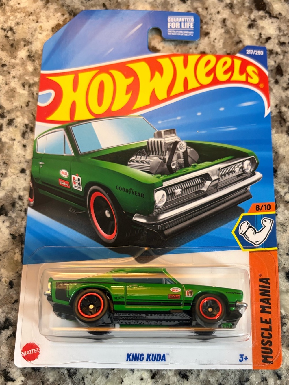 Hot Wheels King Kuda Green Muscle Mania Toy Car